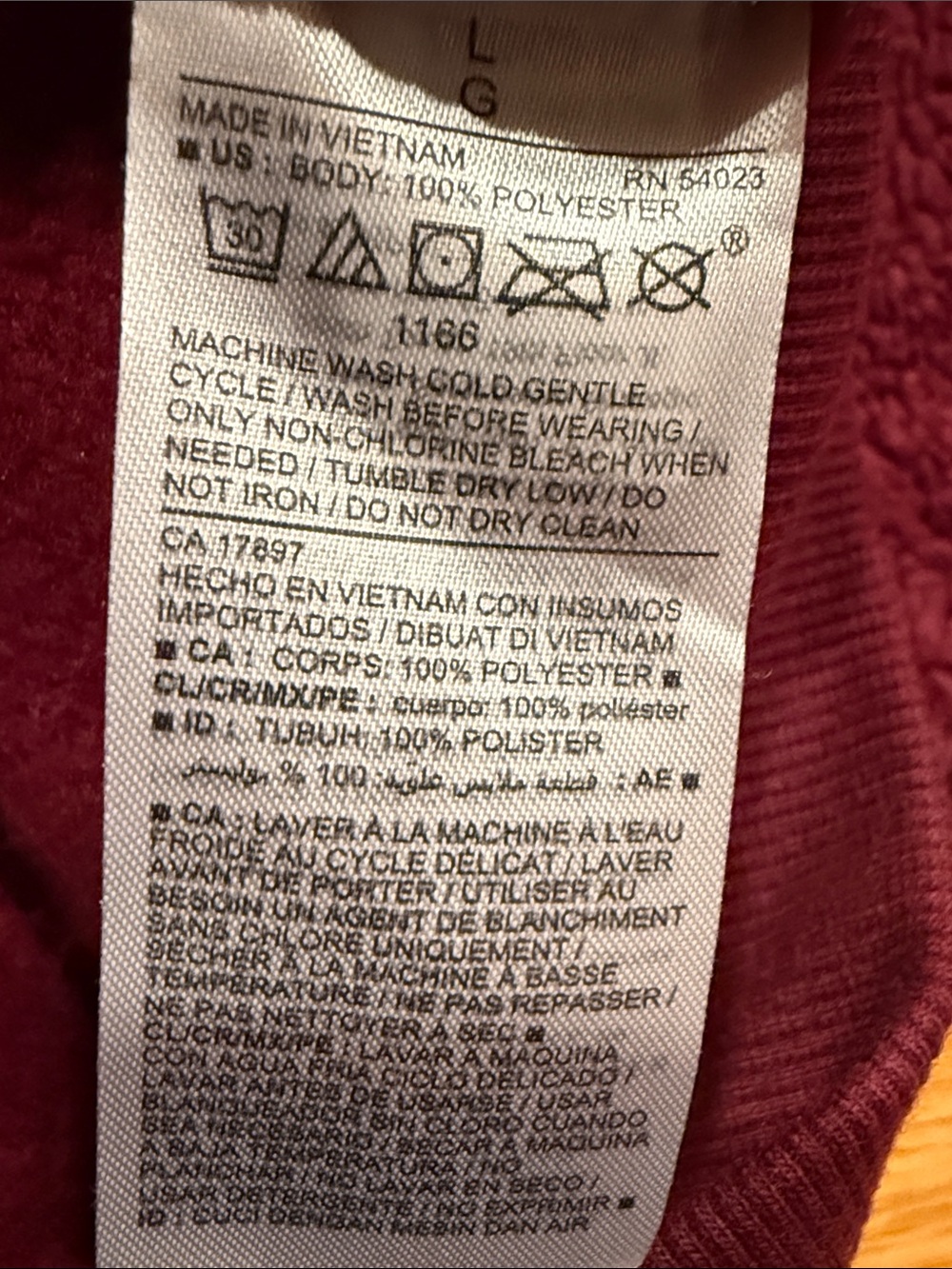 NWT Old Navy loose cozy Sherpa sweatshirt size large . - Picture 5 of 8